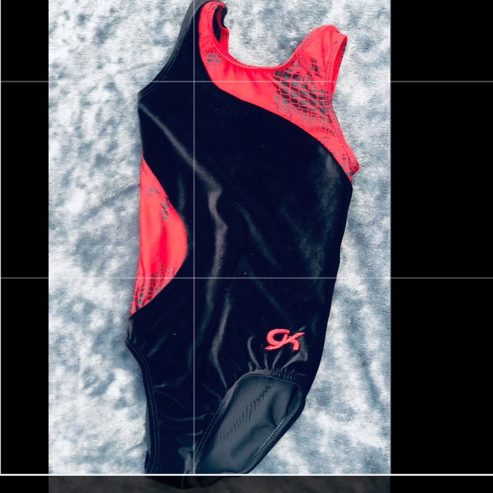 GK Elite Gymnastics Leotard.  Red/black Small. $10